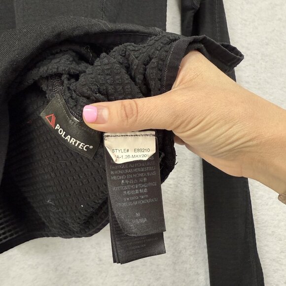 Marmot Pullover Mens Medium Black Polartec Fleece Half Zip Long Sleeve Outdoor - Picture 6 of 14